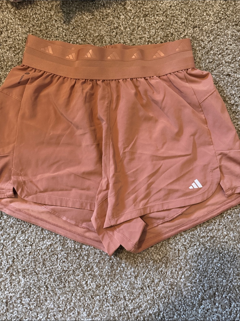 adidas Women's Burnt Orange Performance Shorts
